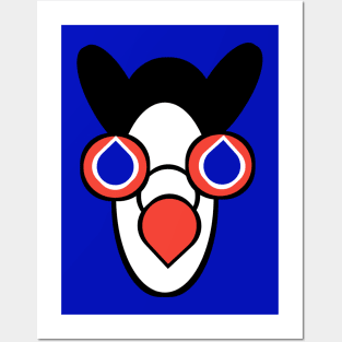 Uncommon cartoon face Posters and Art